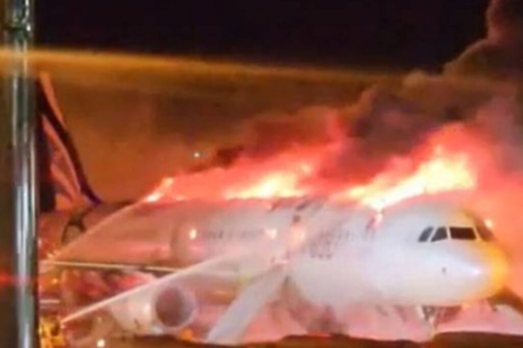 Latam evacúa de emergencia a 169 pasajeros en Brasil tras incendio en pista