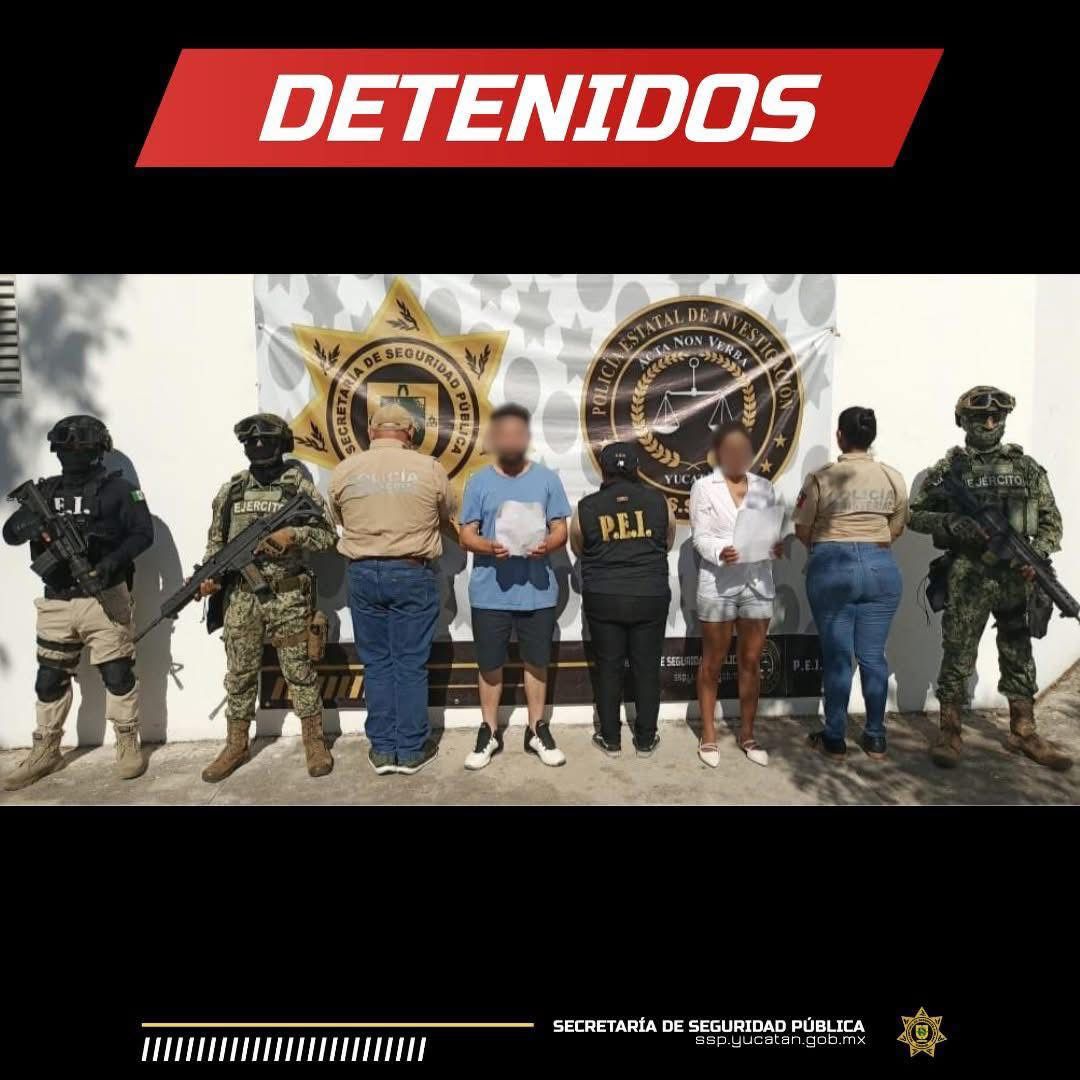 Detienen a pareja en yucatán por intento de feminicidio en campeche