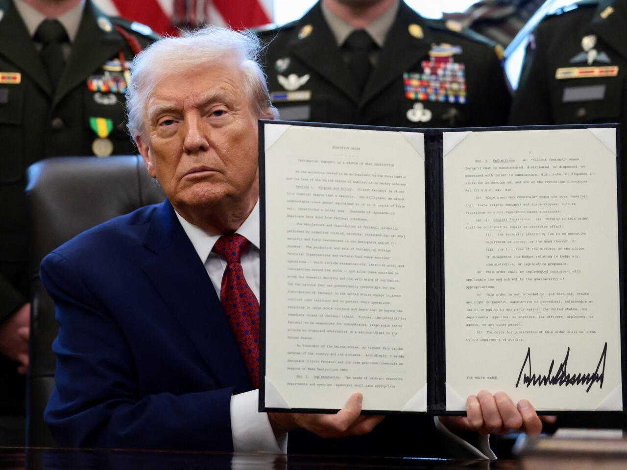 Trump declara al fentanilo arma de destrucción masiva