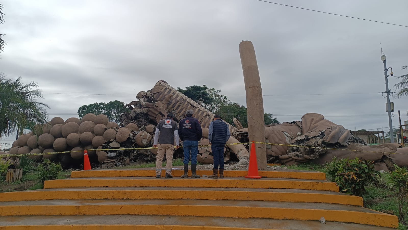 Colapsa el Colotero en Álamo, Veracruz, por intensas lluvias