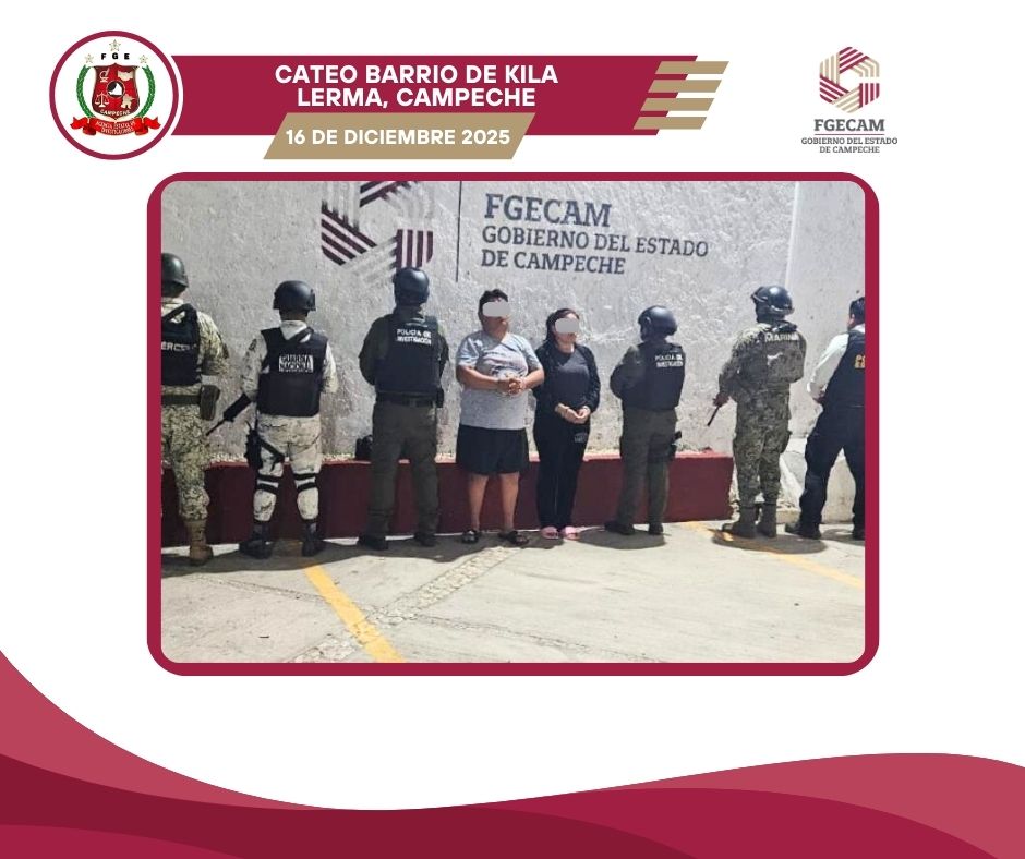 Cateos por narcóticos dejan a un menor detenido en Campeche