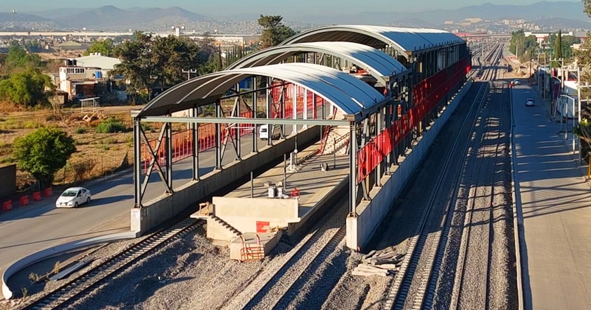 Tren suburbano al AIFA, 92% de avance, iniciará en 2026