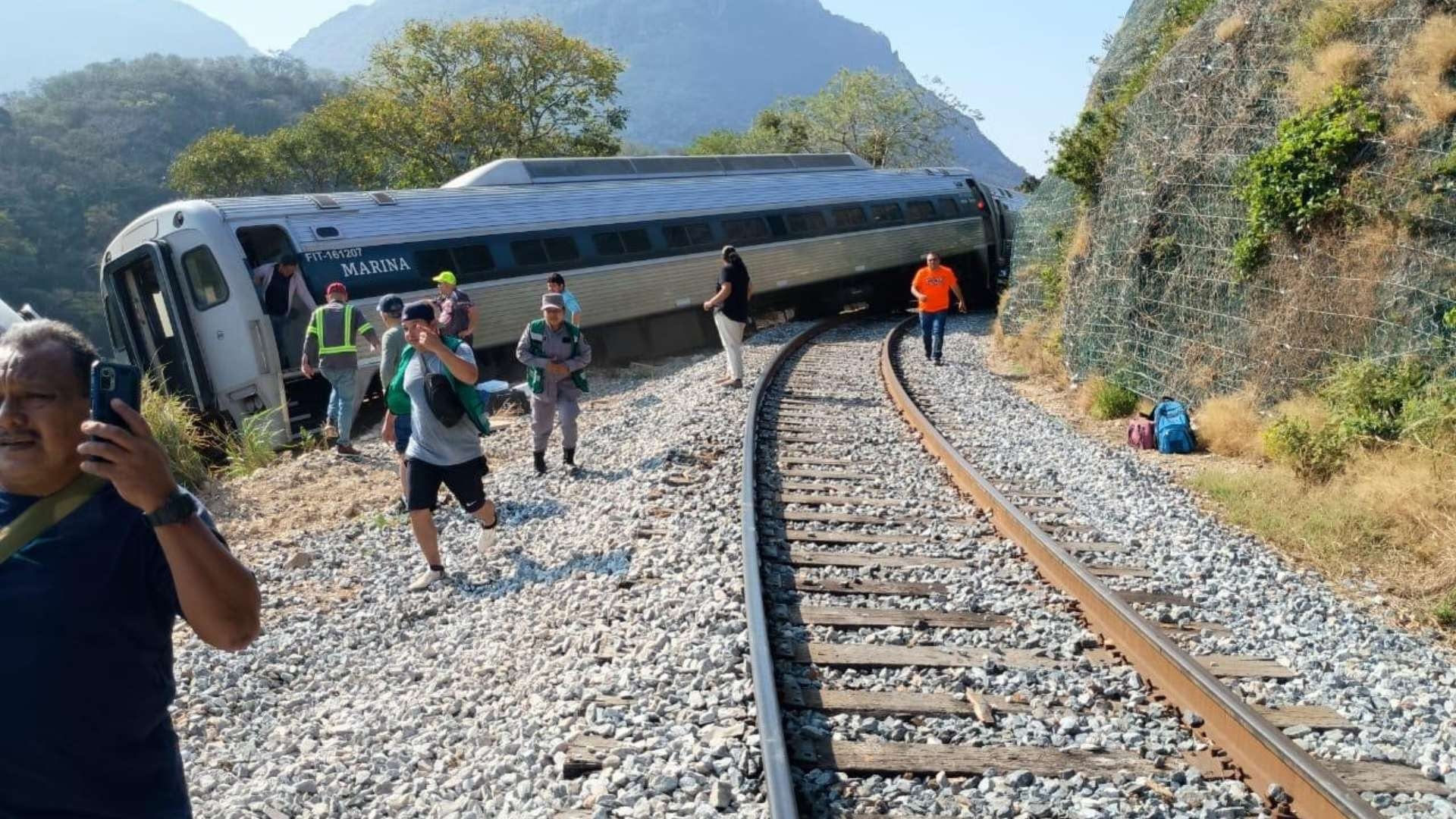 20 heridos en descarrilamiento del Tren Interoceánico en Oaxaca