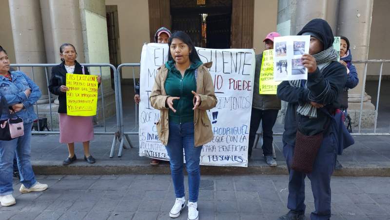 Protestan en Santa María Apazco por elección de alcalde