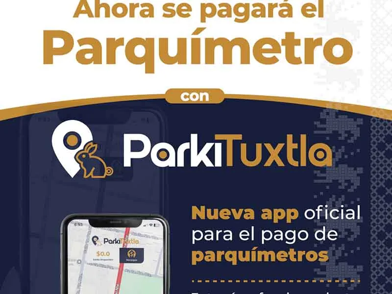 Tuxtla lanza ParkiTuxtla, nueva app para parquímetros 2026