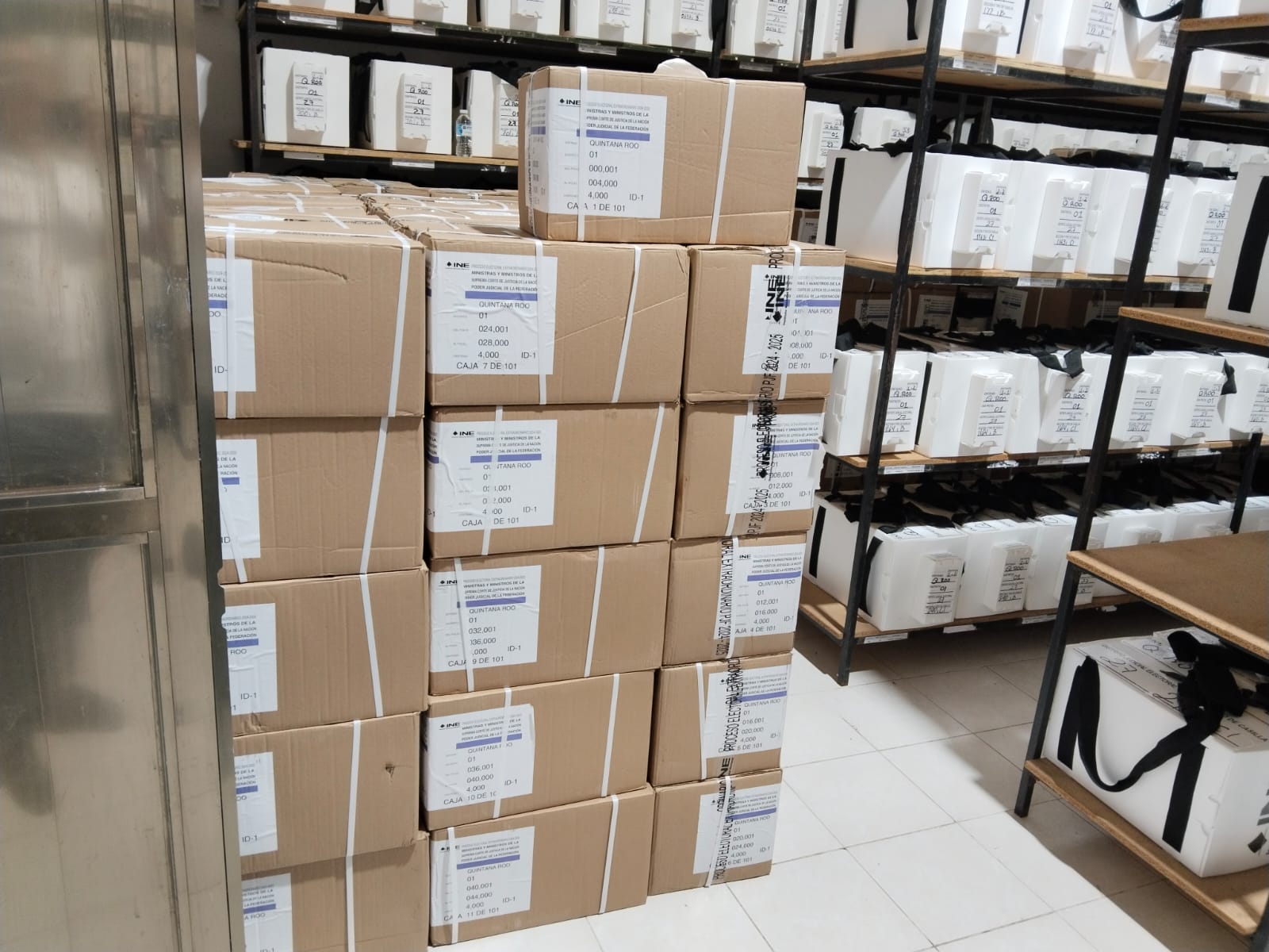 INE Quintana Roo finaliza reciclaje de documentación electoral