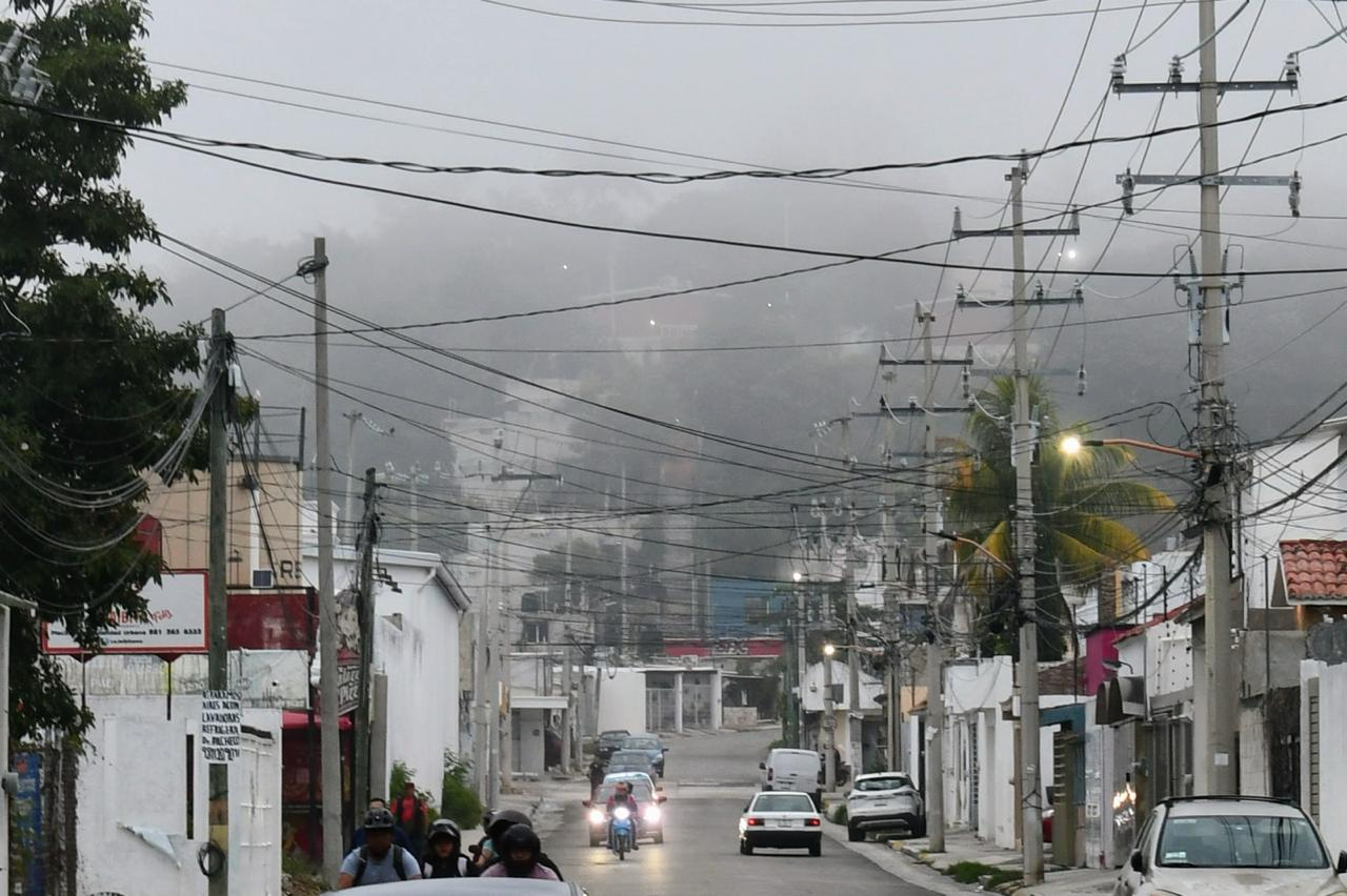 Frente frío 32 rompe récords: Campeche congela a 4°C