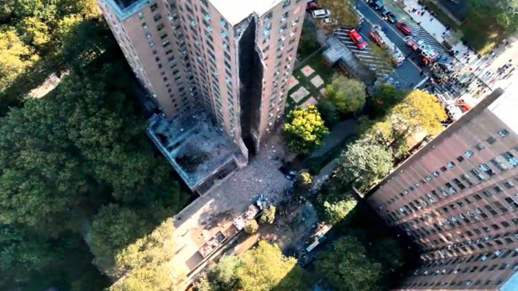 Explosión de gas provoca derrumbe en el Bronx sin víctimas