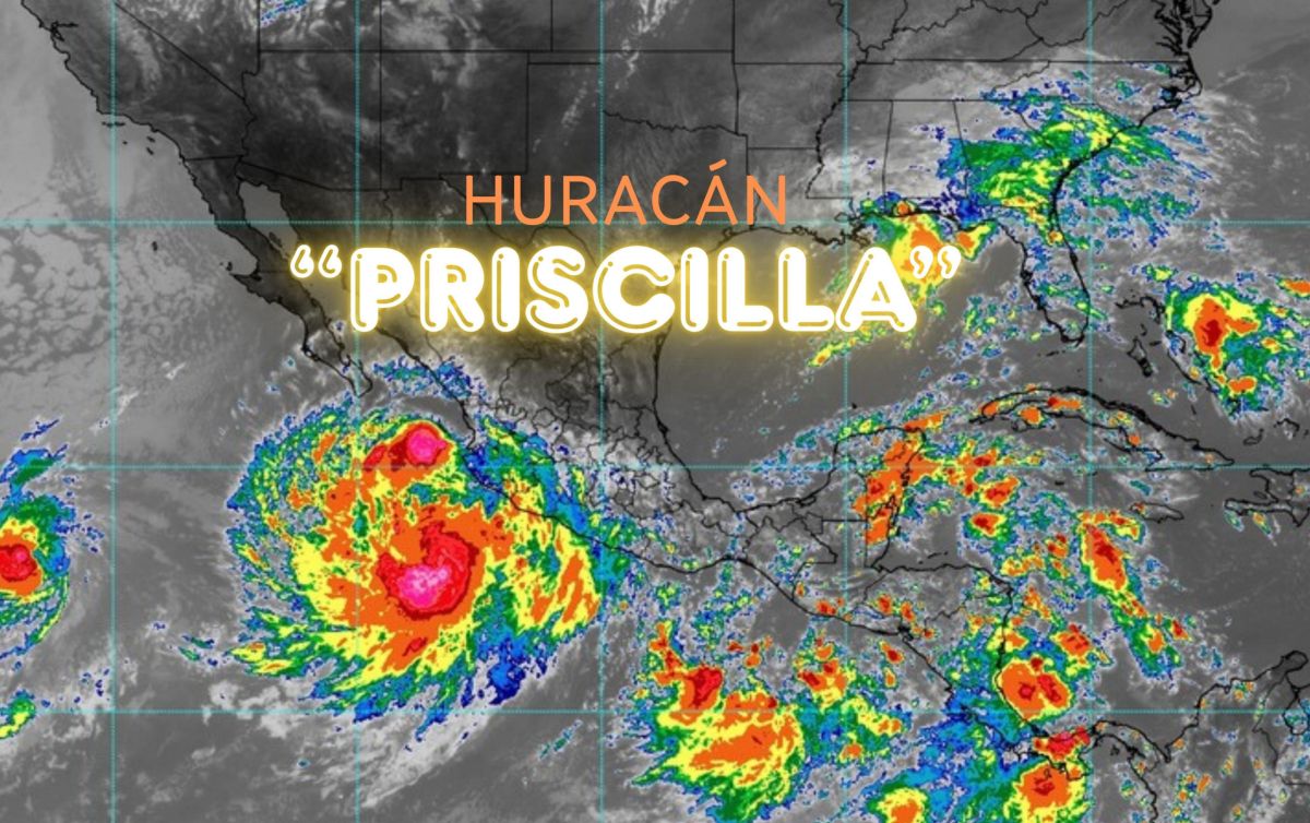 Huracán Priscila y onda tropical 36 provocan lluvias intensas en México
