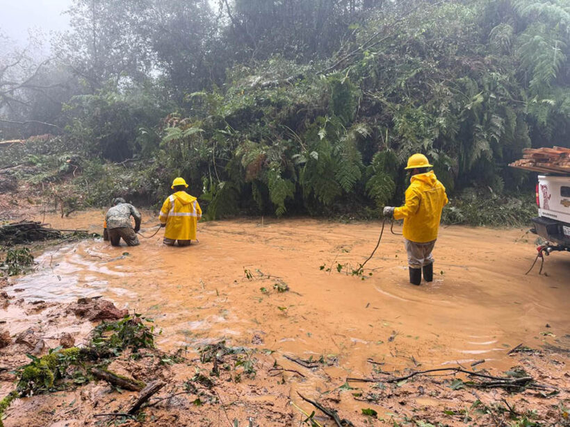 307 comunidades incomunicadas en La Huasteca por lluvias intensas